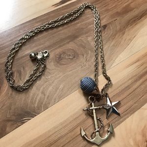 LONG ANCHOR NECKLACE